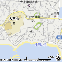 三重県志摩市大王町波切402周辺の地図