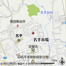 和歌山県紀の川市名手市場777周辺の地図