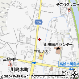 香川県高松市川島本町218周辺の地図
