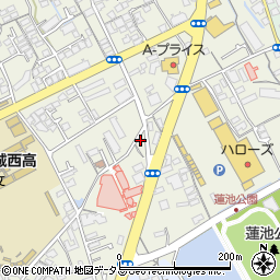 香川県丸亀市津森町177周辺の地図