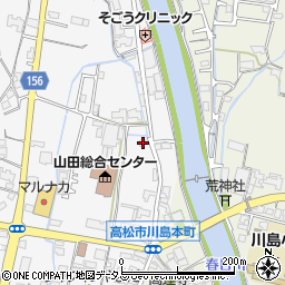 香川県高松市川島本町206-1周辺の地図