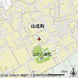 香川県丸亀市山北町564-1周辺の地図