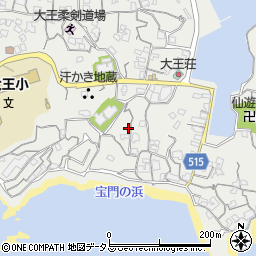 三重県志摩市大王町波切332周辺の地図