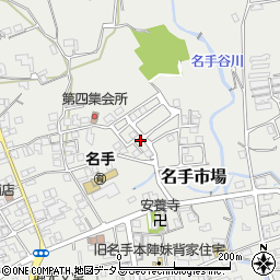 和歌山県紀の川市名手市場778周辺の地図