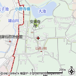 和歌山県岩出市山282周辺の地図