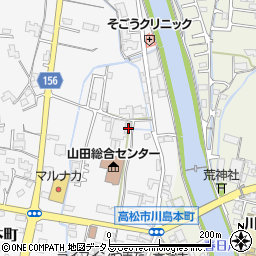 香川県高松市川島本町233周辺の地図