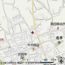 和歌山県紀の川市名手市場1076-2周辺の地図