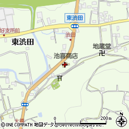 池喜商店周辺の地図