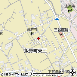 香川県丸亀市飯野町東二1455周辺の地図