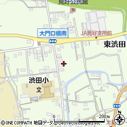 和歌山県伊都郡かつらぎ町東渋田121周辺の地図