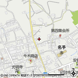 和歌山県紀の川市名手市場1076-8周辺の地図