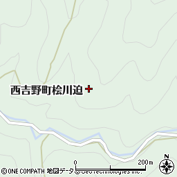奈良県五條市西吉野町桧川迫174周辺の地図