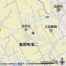香川県丸亀市飯野町東二1456周辺の地図