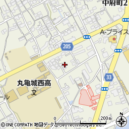 香川県丸亀市津森町330周辺の地図