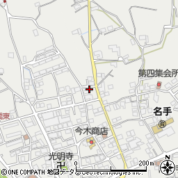 和歌山県紀の川市名手市場1076-12周辺の地図