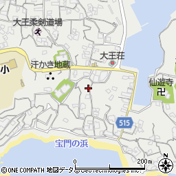 三重県志摩市大王町波切324周辺の地図