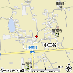 和歌山県紀の川市中三谷674周辺の地図
