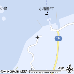 愛媛県越智郡上島町岩城4491周辺の地図