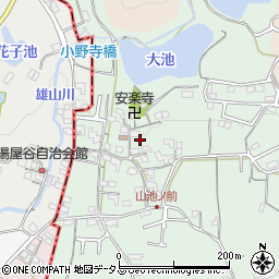 和歌山県岩出市山245周辺の地図