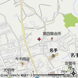 和歌山県紀の川市名手市場1084周辺の地図