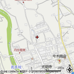和歌山県紀の川市名手市場1284周辺の地図