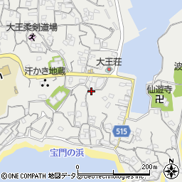 三重県志摩市大王町波切281周辺の地図