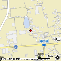 和歌山県紀の川市中三谷683周辺の地図