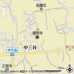 遍照寺周辺の地図