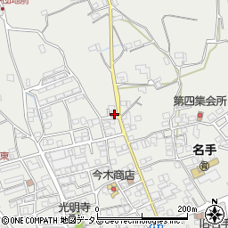 和歌山県紀の川市名手市場1081周辺の地図