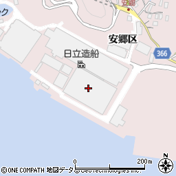 ジャパンマリンユナイテッド株式会社　因島事業所・艦船修理部技術グループ電気チーム周辺の地図