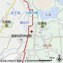 和歌山県岩出市山196周辺の地図