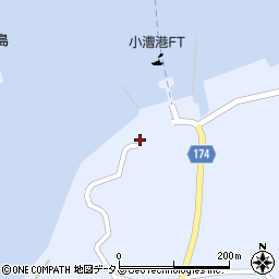 愛媛県越智郡上島町岩城4493周辺の地図