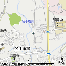 和歌山県紀の川市名手市場1007-1周辺の地図