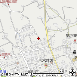 和歌山県紀の川市名手市場1287周辺の地図