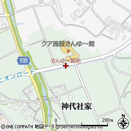 さんゆ～館前周辺の地図