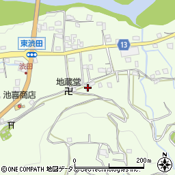 和歌山県伊都郡かつらぎ町東渋田434周辺の地図