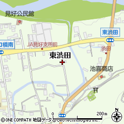 和歌山県伊都郡かつらぎ町東渋田79周辺の地図