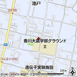 香川県木田郡三木町池戸2461周辺の地図