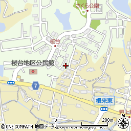 和歌山県岩出市桜台128周辺の地図