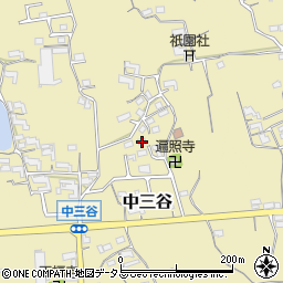 和歌山県紀の川市中三谷407周辺の地図