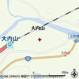 三重県度会郡大紀町大内山周辺の地図