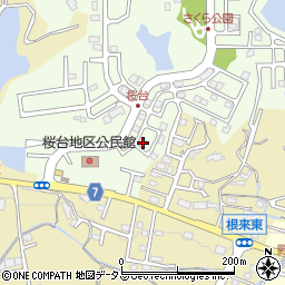 和歌山県岩出市桜台133周辺の地図