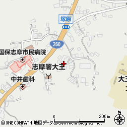 三重県志摩市大王町波切1725周辺の地図
