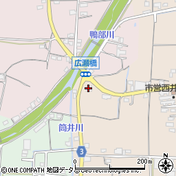 松川荘周辺の地図