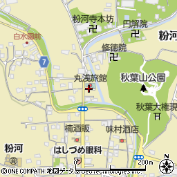 丸浅旅館駐車場周辺の地図