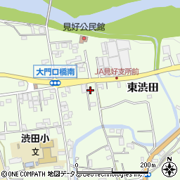 和歌山県伊都郡かつらぎ町東渋田117周辺の地図