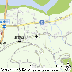 和歌山県伊都郡かつらぎ町東渋田439周辺の地図