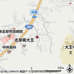 三重県志摩市大王町波切1717周辺の地図