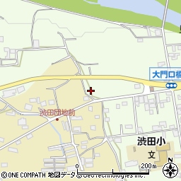 和歌山県伊都郡かつらぎ町東渋田18周辺の地図
