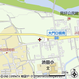 和歌山県伊都郡かつらぎ町東渋田25周辺の地図